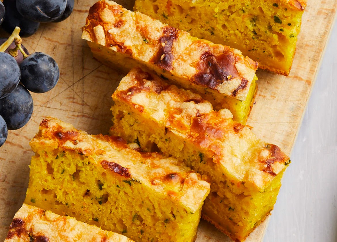 CARROT, PUMPKIN & RICOTTA SLICE