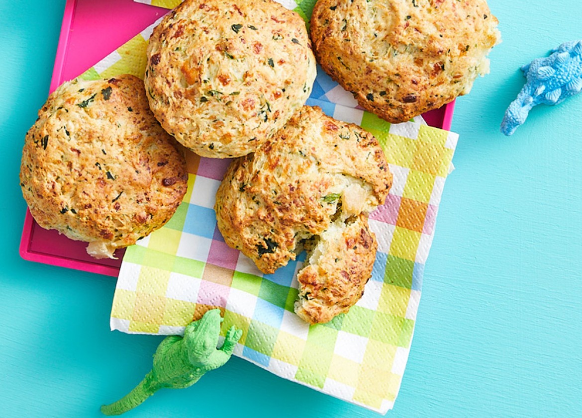 PEAR, RICOTTA & SPINACH WHOLEMEAL SCONE