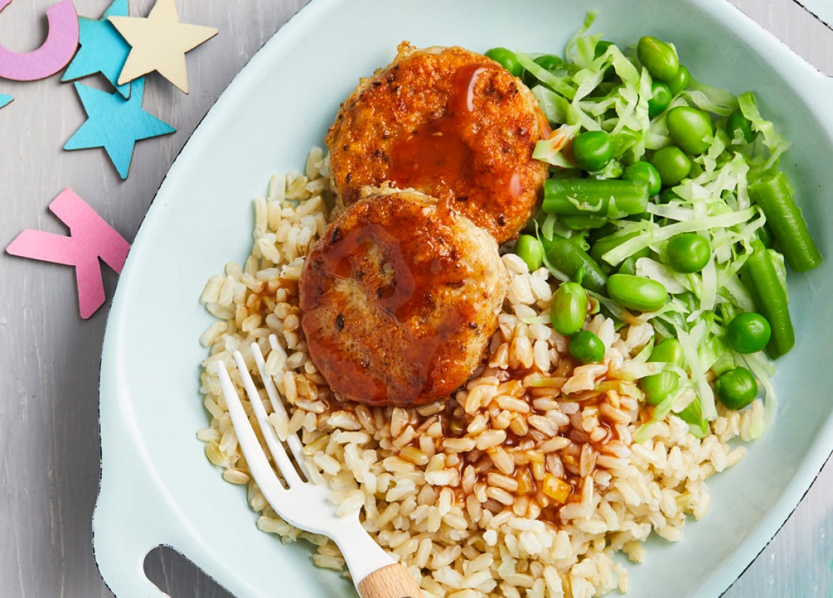 JAPANESE CHICKEN BALLS, KATSU SAUCE